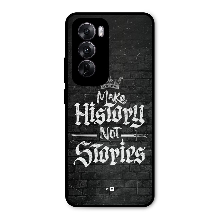 Make History Metal Back Case for Oppo Reno12