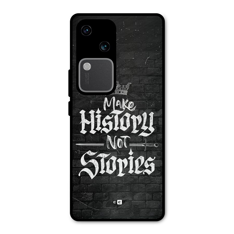 Make History Metal Back Case for Vivo V30 Pro