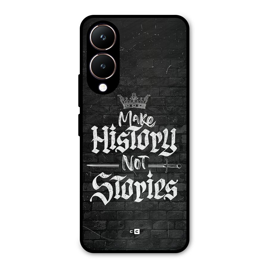 Make History Metal Back Case for Vivo Y28
