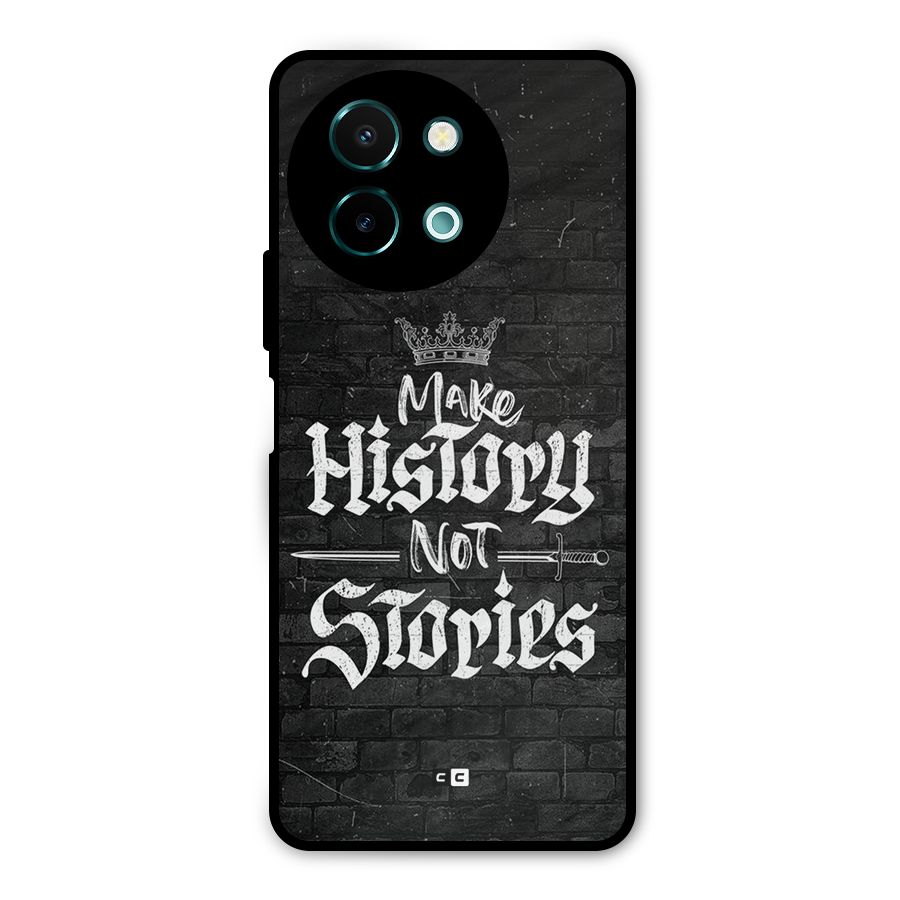 Make History Metal Back Case for Vivo Y58