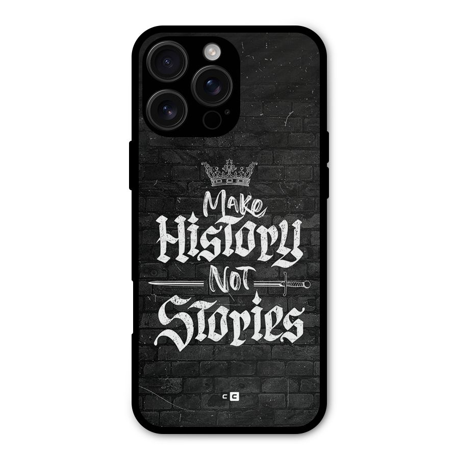 Make History Metal Back Case for iPhone 16 Pro Max