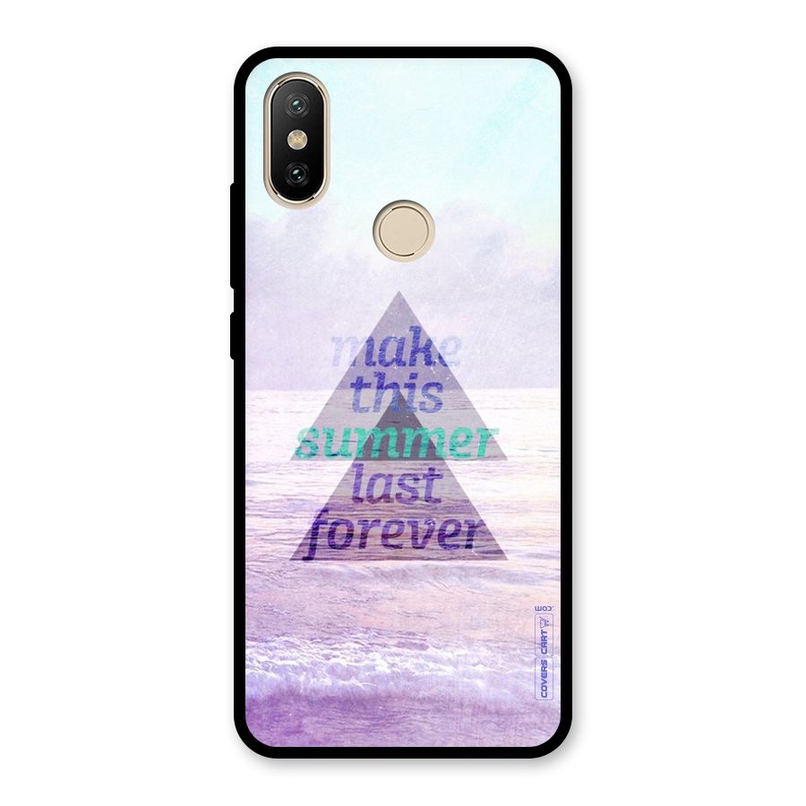 Make This Summer Last Forever Glass Back Case for Redmi A2