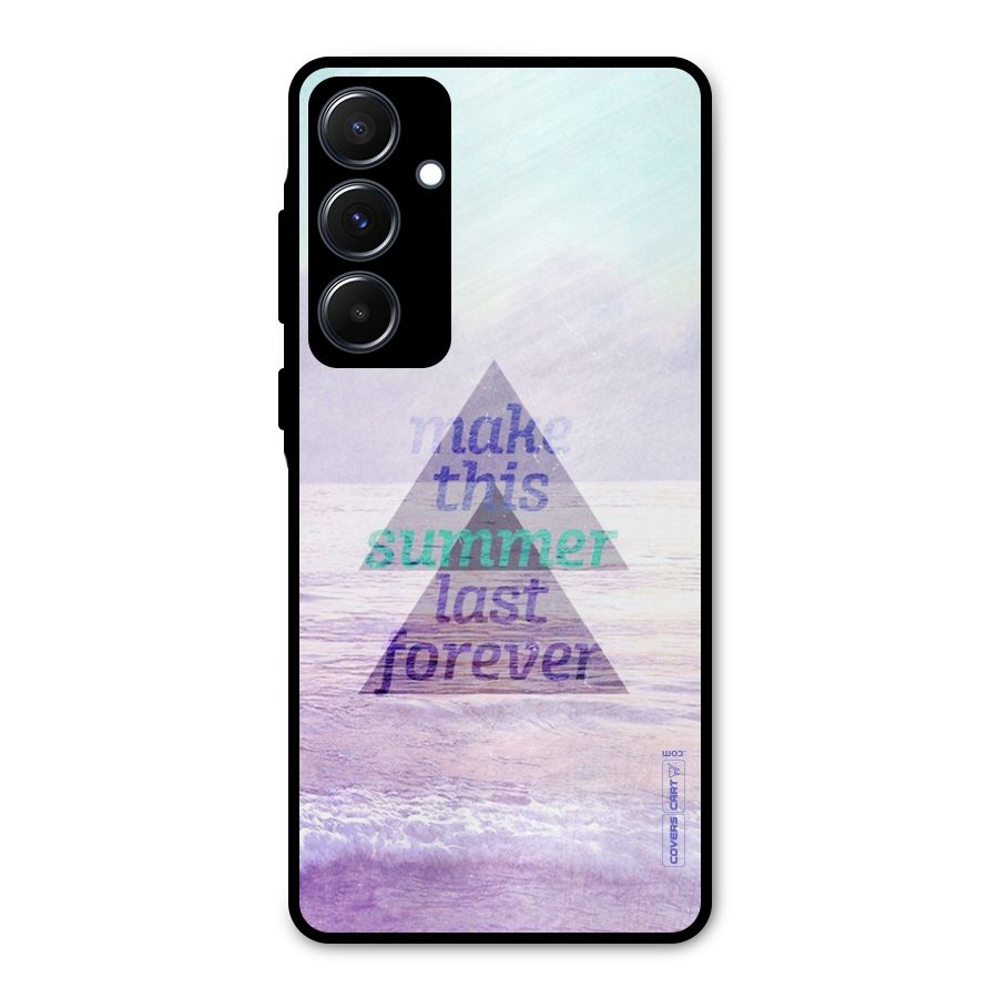 Make This Summer Last Forever Metal Back Case for Galaxy A55