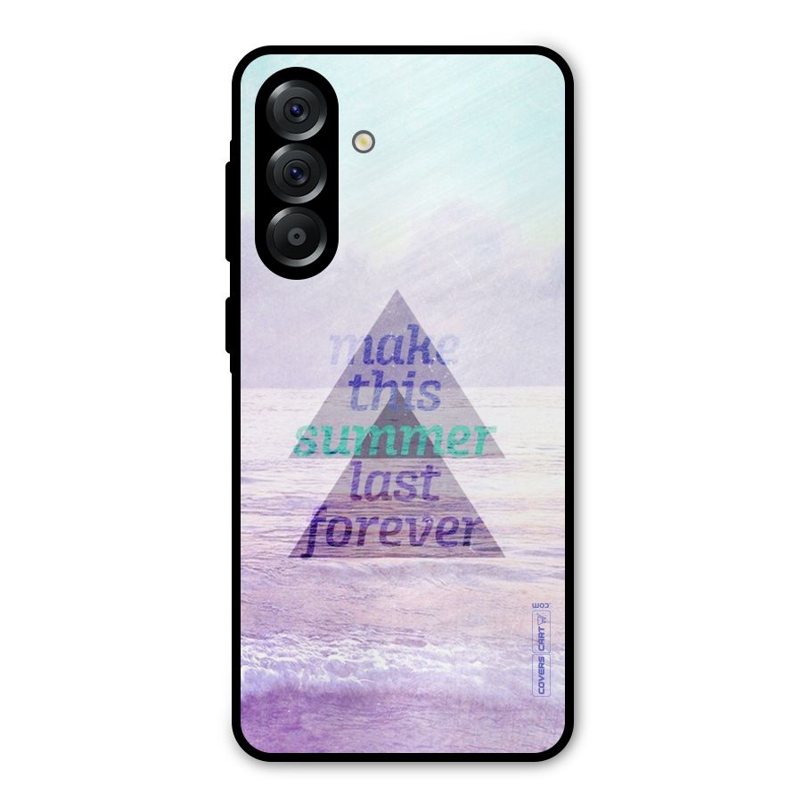 Make This Summer Last Forever Metal Back Case for Galaxy A56