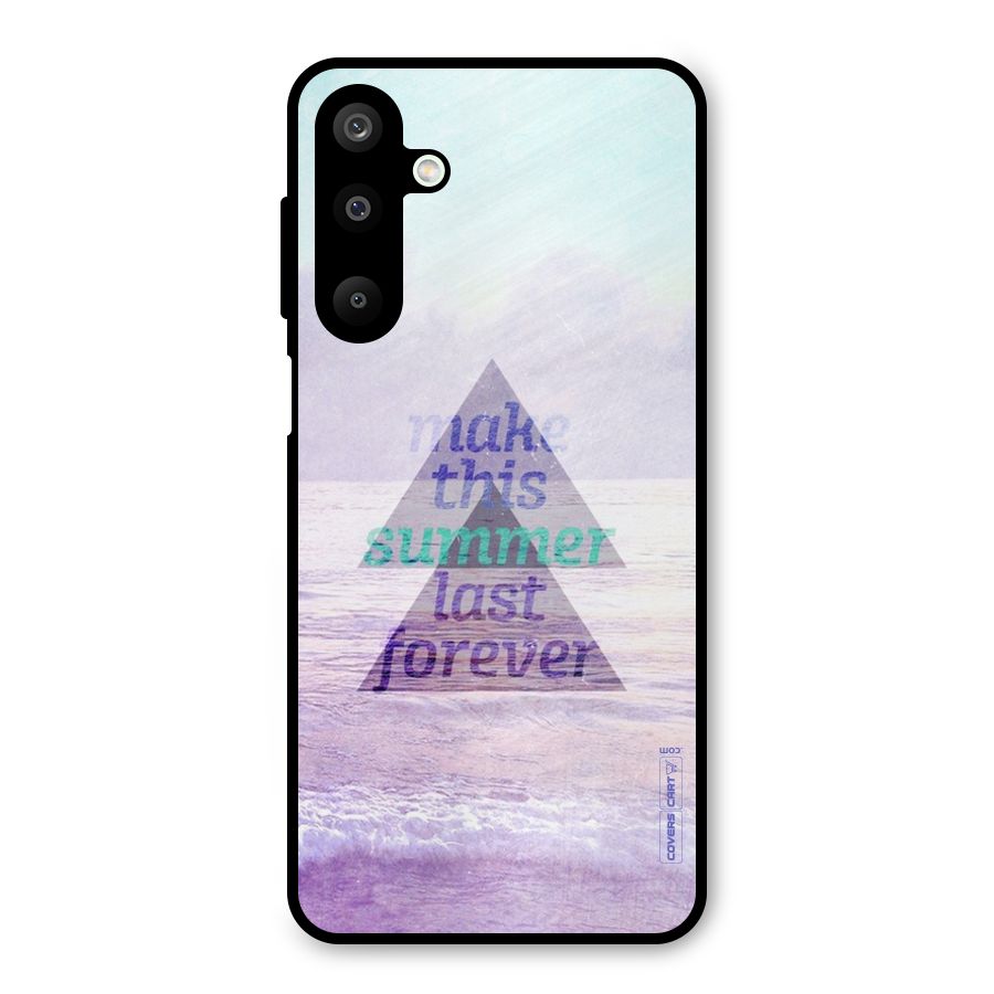 Make This Summer Last Forever Metal Back Case for Galaxy M16