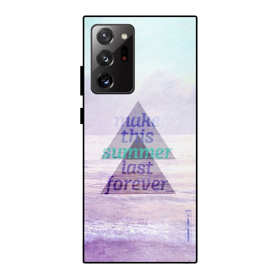 Make This Summer Last Forever Metal Back Case for Galaxy Note 20 Ultra