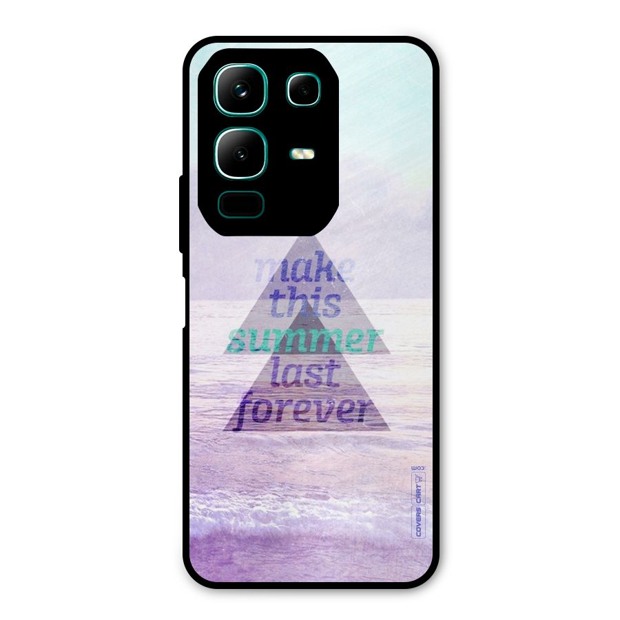 Make This Summer Last Forever Metal Back Case for Infinix Note 50x