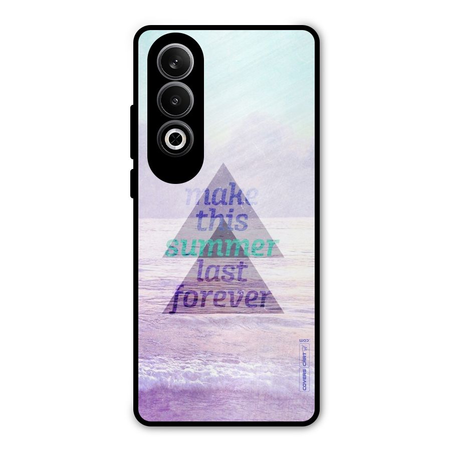 Make This Summer Last Forever Metal Back Case for OnePlus Nord CE4