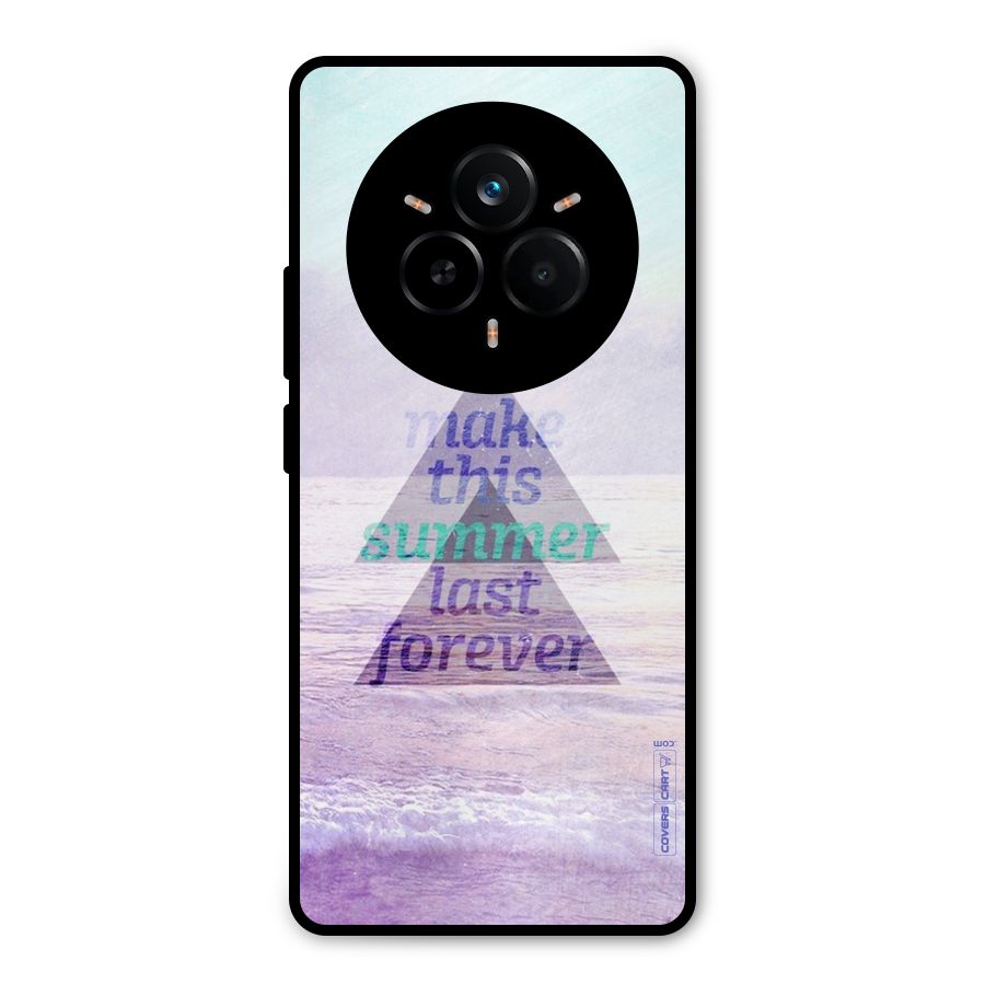Make This Summer Last Forever Metal Back Case for Realme 14 Pro