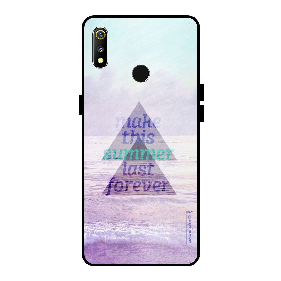 Make This Summer Last Forever Metal Back Case for Realme 3i