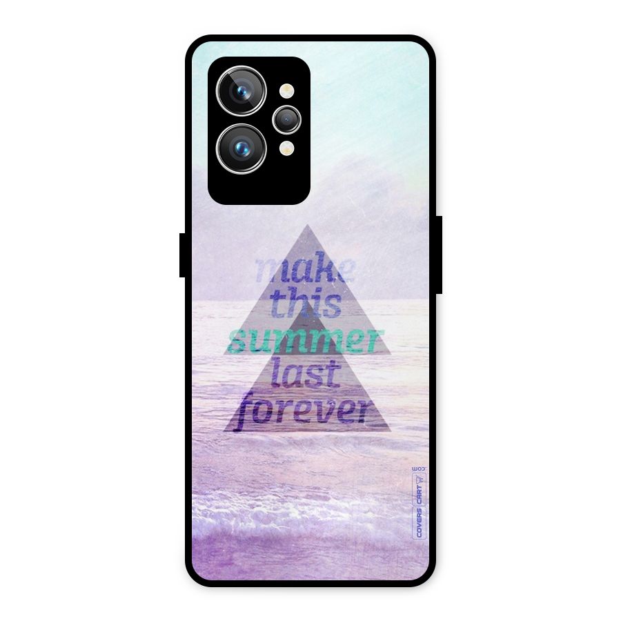 Make This Summer Last Forever Metal Back Case for Realme GT2 Pro