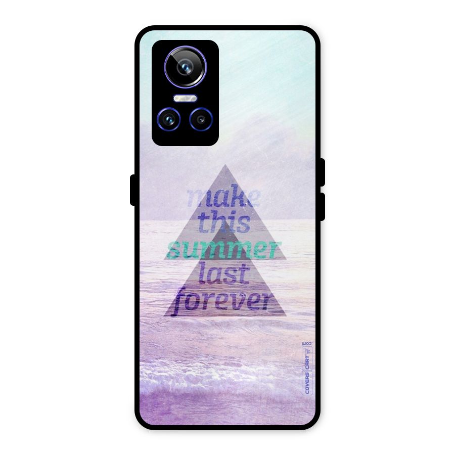 Make This Summer Last Forever Metal Back Case for Realme GT Neo 3