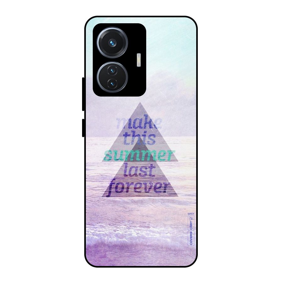 Make This Summer Last Forever Metal Back Case for Vivo T1 44W