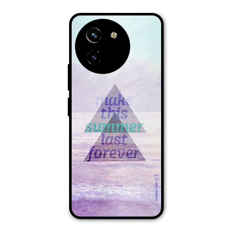 Make This Summer Last Forever Metal Back Case for Vivo T3x