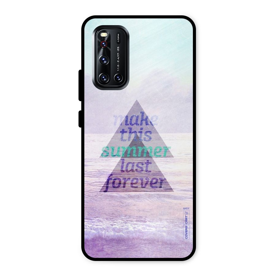 Make This Summer Last Forever Metal Back Case for Vivo V19