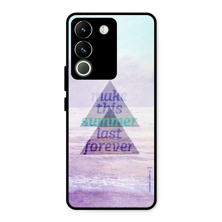 Make This Summer Last Forever Metal Back Case for Vivo Y200