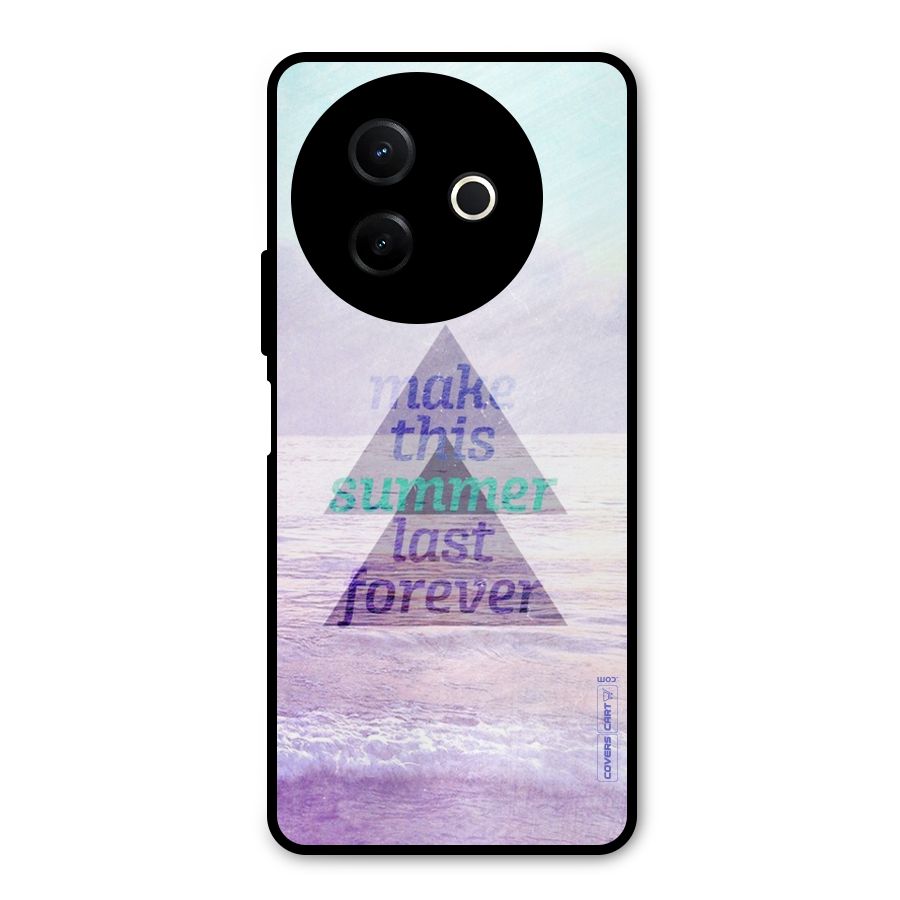 Make This Summer Last Forever Metal Back Case for Vivo Y39