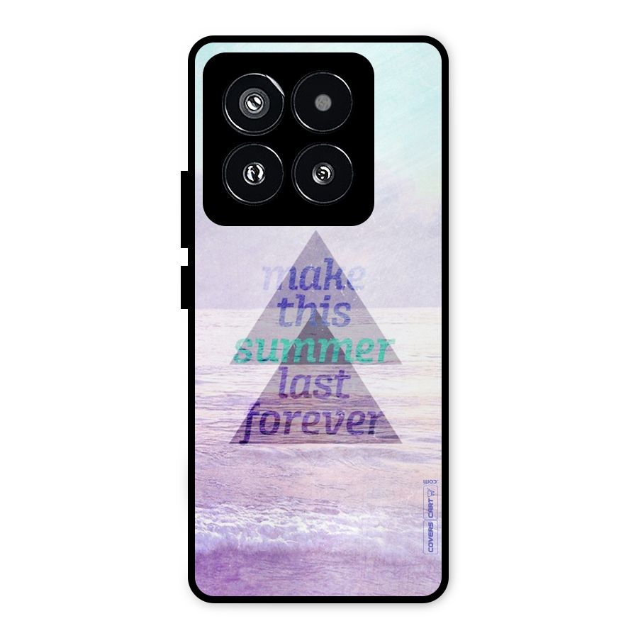 Make This Summer Last Forever Metal Back Case for Xiaomi 14 Pro