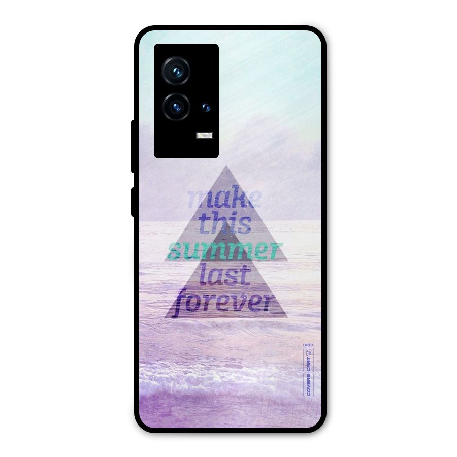 Make This Summer Last Forever Metal Back Case for iQOO 9 5G