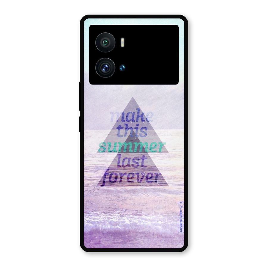 Make This Summer Last Forever Metal Back Case for iQOO 9 Pro