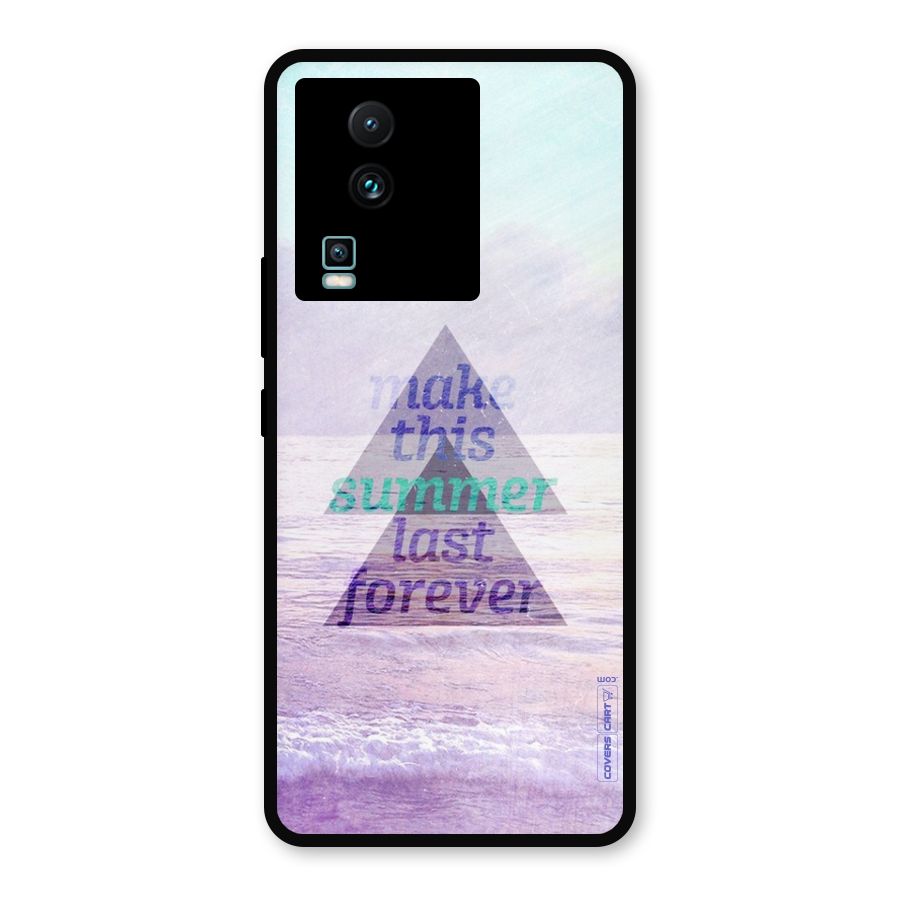Make This Summer Last Forever Metal Back Case for iQOO Neo 7