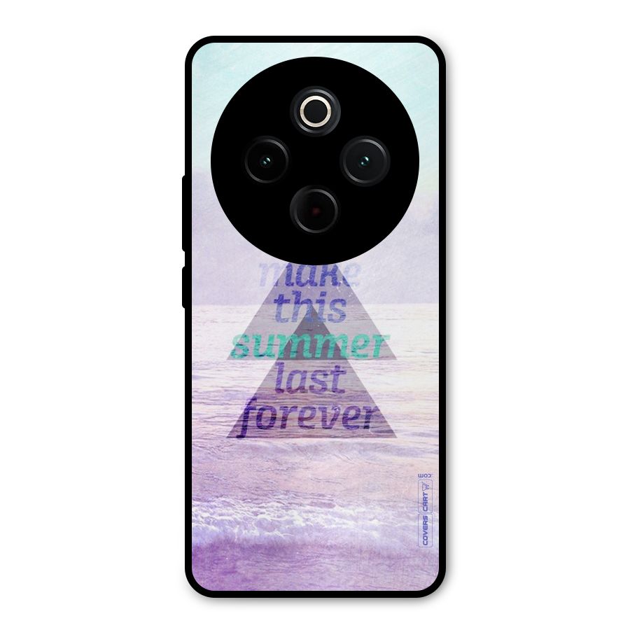 Make This Summer Last Forever Metal Back Case for iQOO Z10