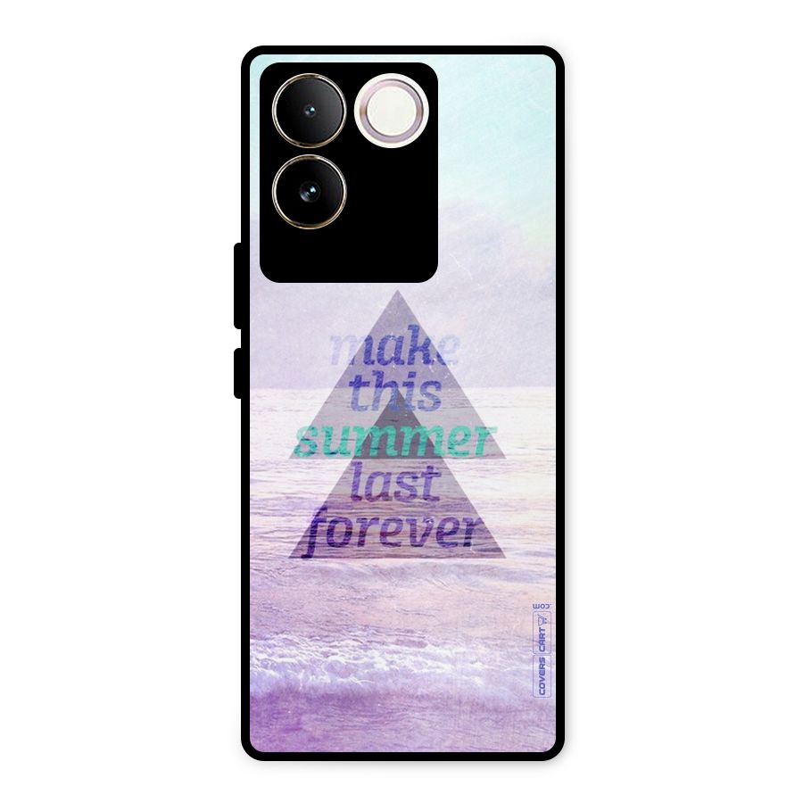 Make This Summer Last Forever Metal Back Case for iQOO Z7 Pro