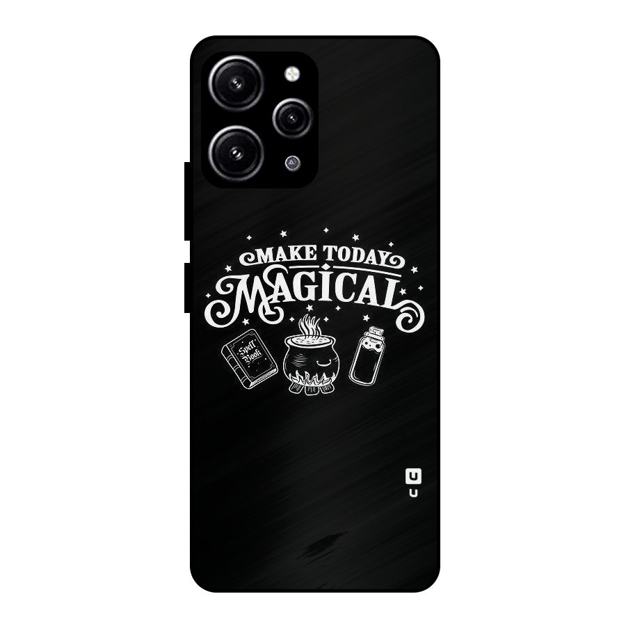 Make Today Magical Glass Back Case for Redmi 12 4G