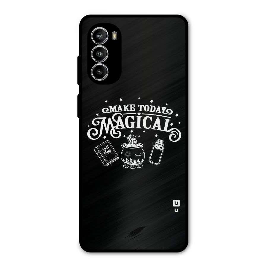 Make Today Magical Metal Back Case for Moto G82