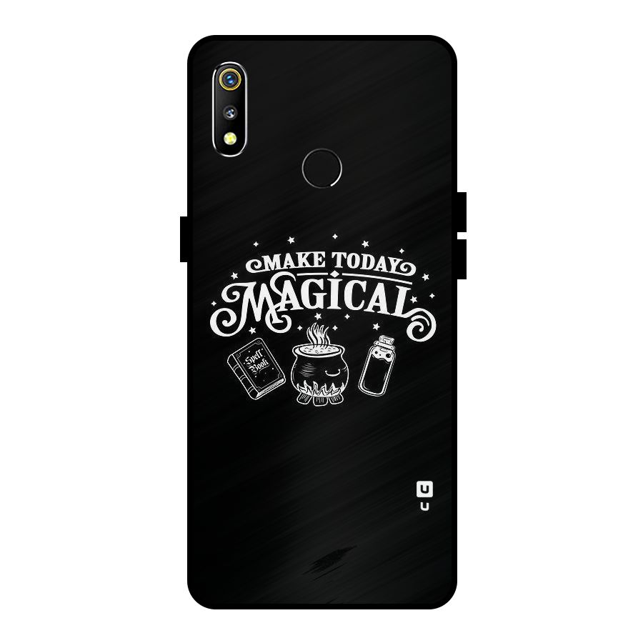 Make Today Magical Metal Back Case for Realme 3