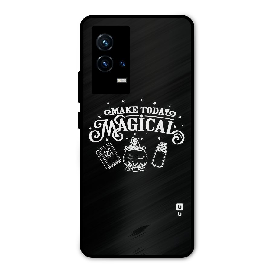 Make Today Magical Metal Back Case for iQOO 9 5G