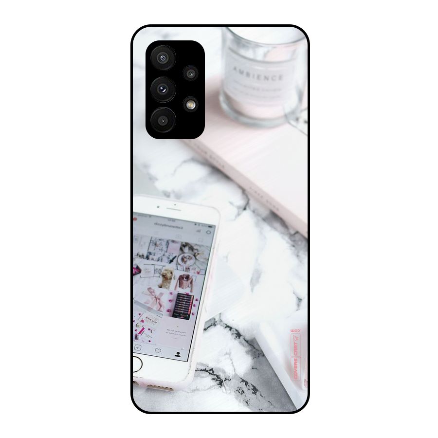 Make Up And Phone Metal Back Case for Galaxy A23