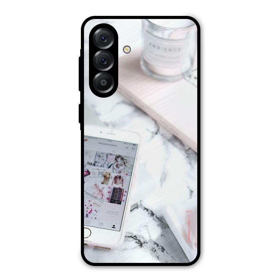 Make Up And Phone Metal Back Case for Galaxy A36