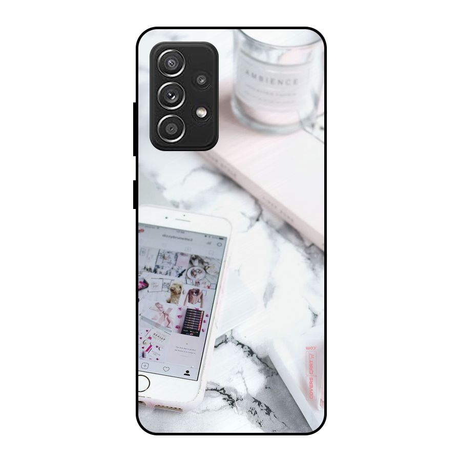 Make Up And Phone Metal Back Case for Galaxy A52s 5G