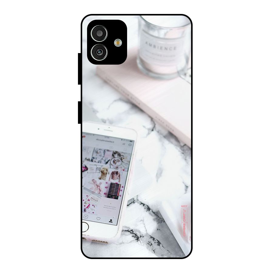 Make Up And Phone Metal Back Case for Galaxy M13 5G
