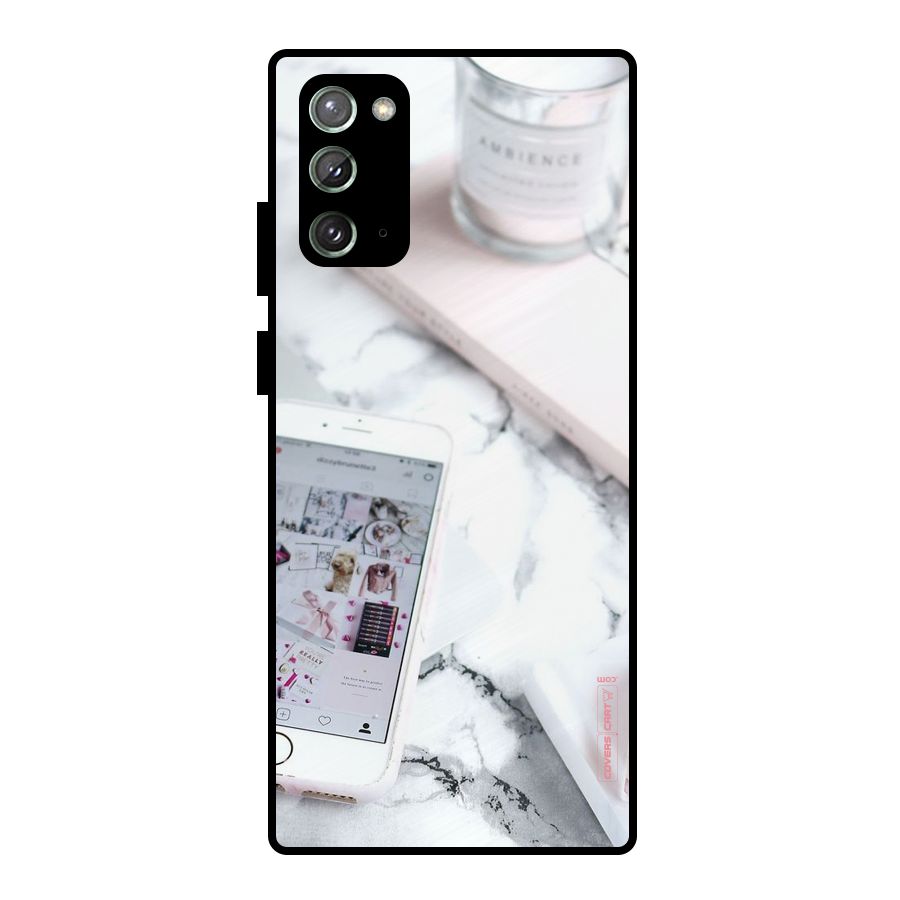 Make Up And Phone Metal Back Case for Galaxy Note 20