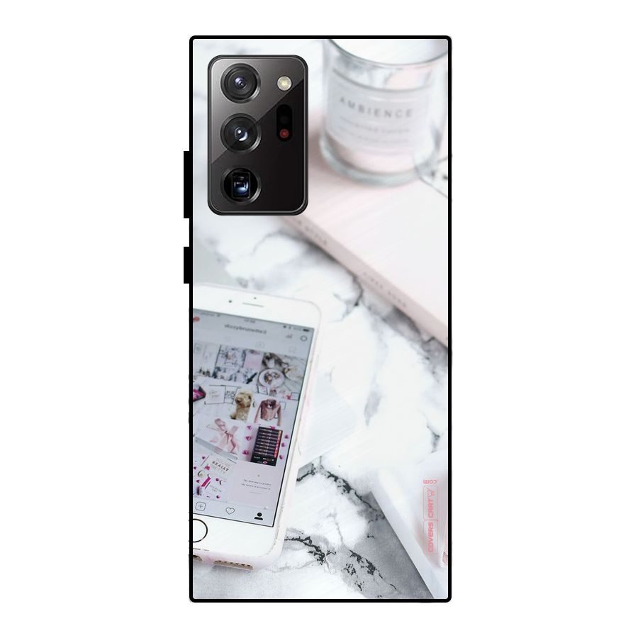 Make Up And Phone Metal Back Case for Galaxy Note 20 Ultra