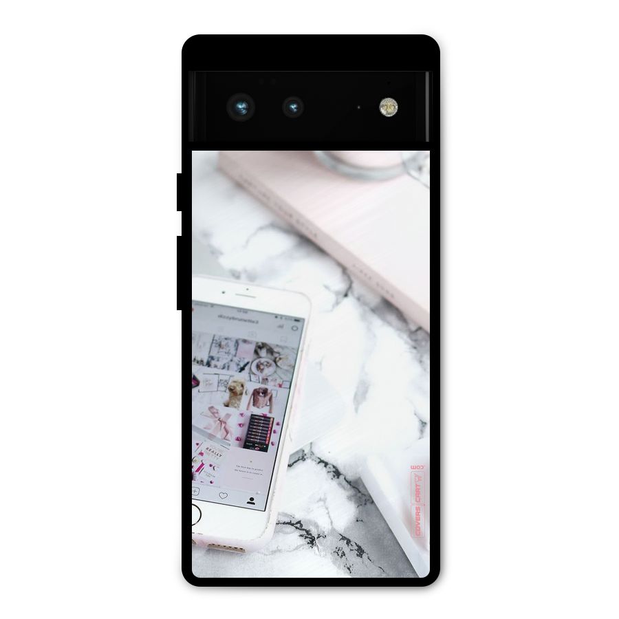 Make Up And Phone Metal Back Case for Google Pixel 6