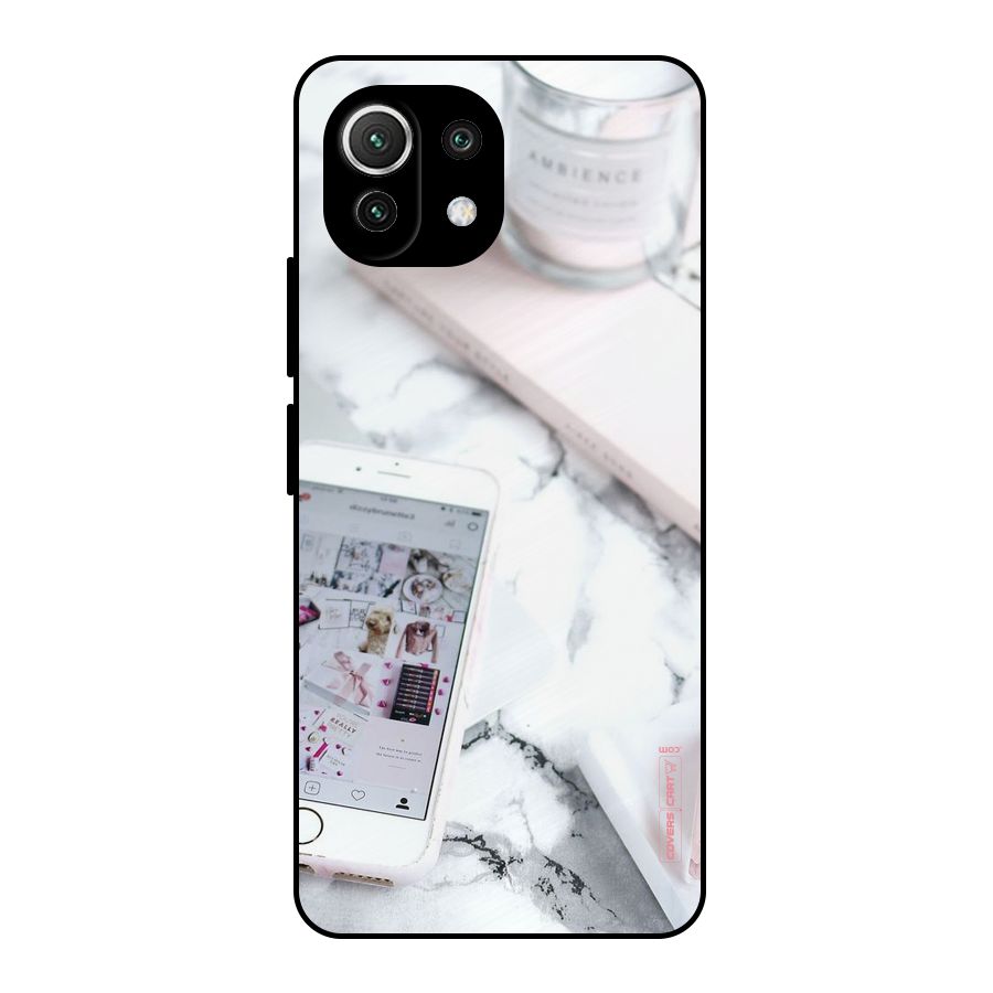 Make Up And Phone Metal Back Case for Mi 11 Lite