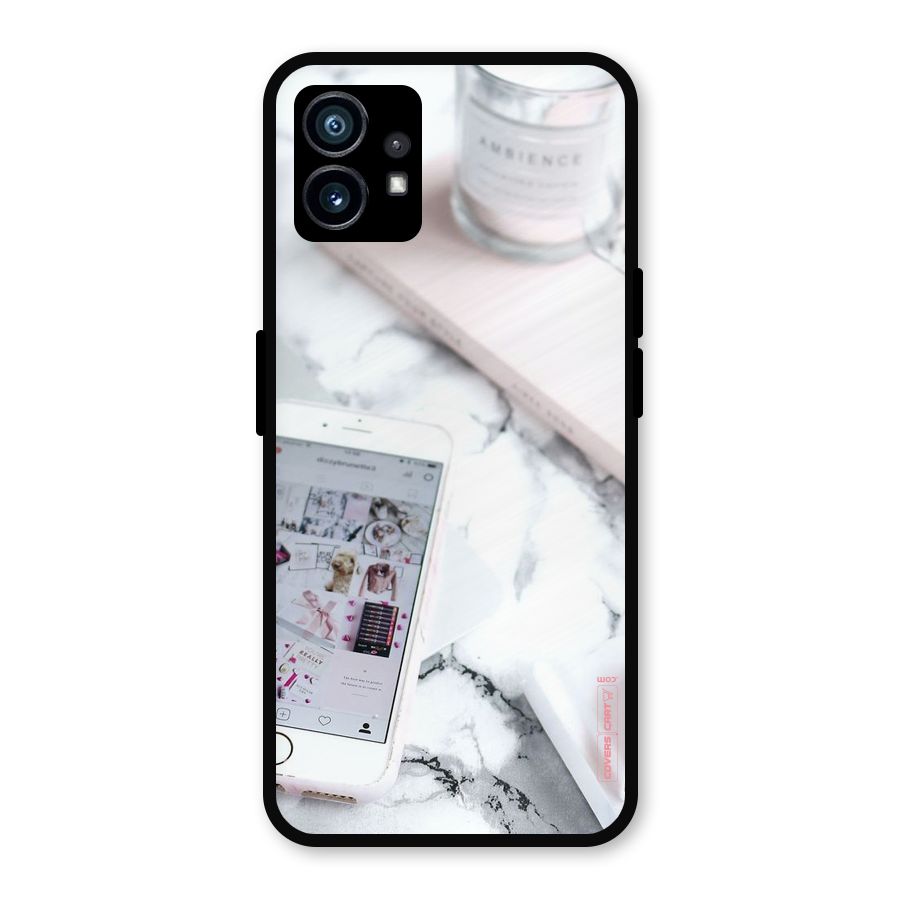 Make Up And Phone Metal Back Case for Nothing Phone 1