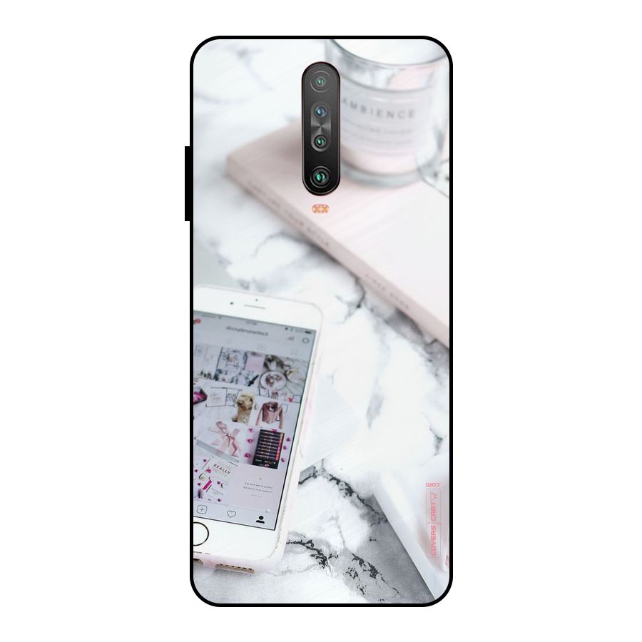 Make Up And Phone Metal Back Case for Poco X2