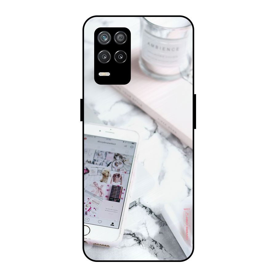 Make Up And Phone Metal Back Case for Realme 8s 5G