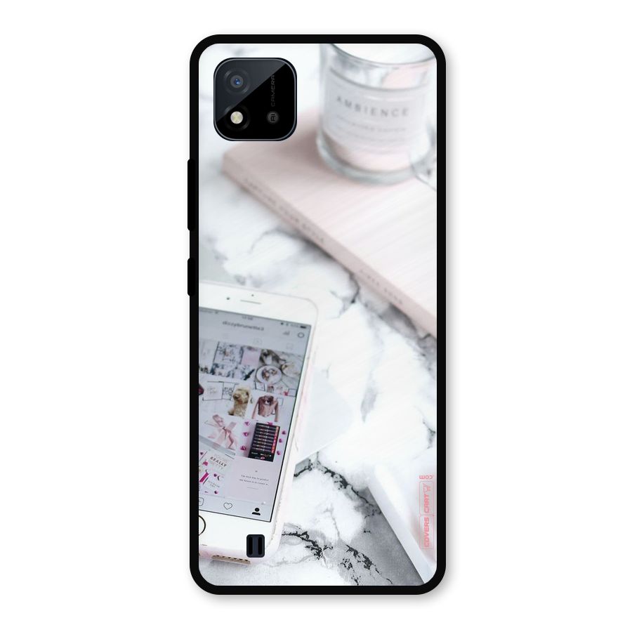 Make Up And Phone Metal Back Case for Realme C11 2021