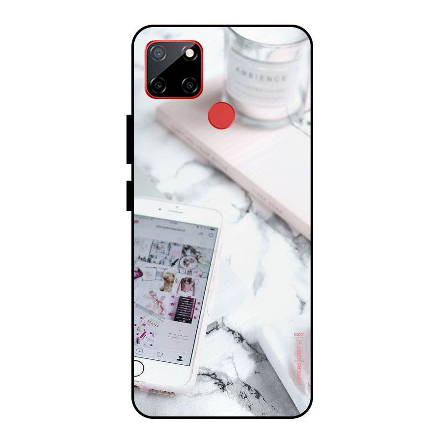Make Up And Phone Metal Back Case for Realme C12