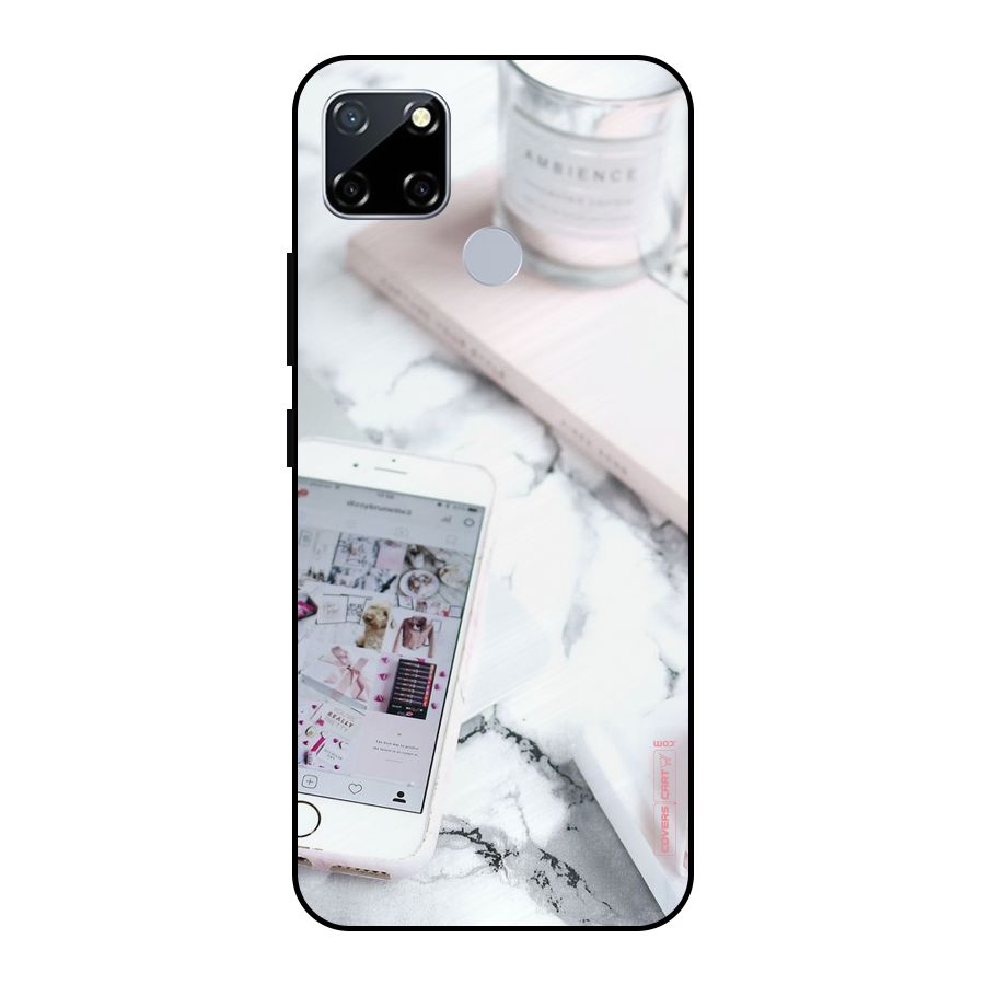 Make Up And Phone Metal Back Case for Realme Narzo 20