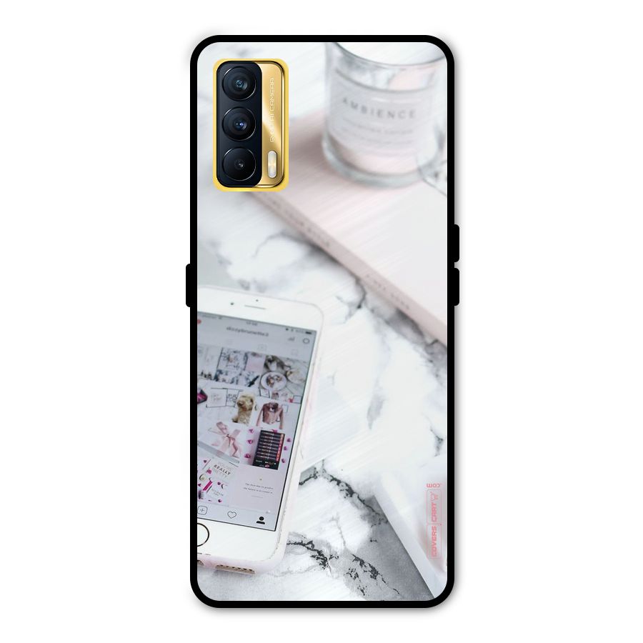 Make Up And Phone Metal Back Case for Realme X7