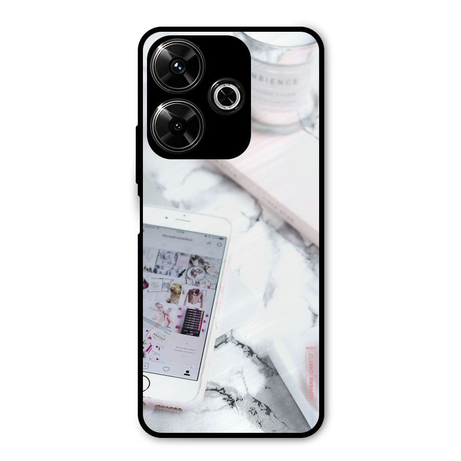 Make Up And Phone Metal Back Case for Redmi 13 5G