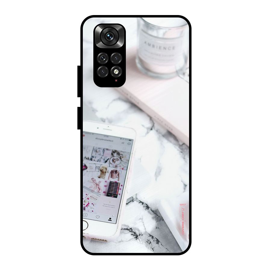 Make Up And Phone Metal Back Case for Redmi Note 11 Pro