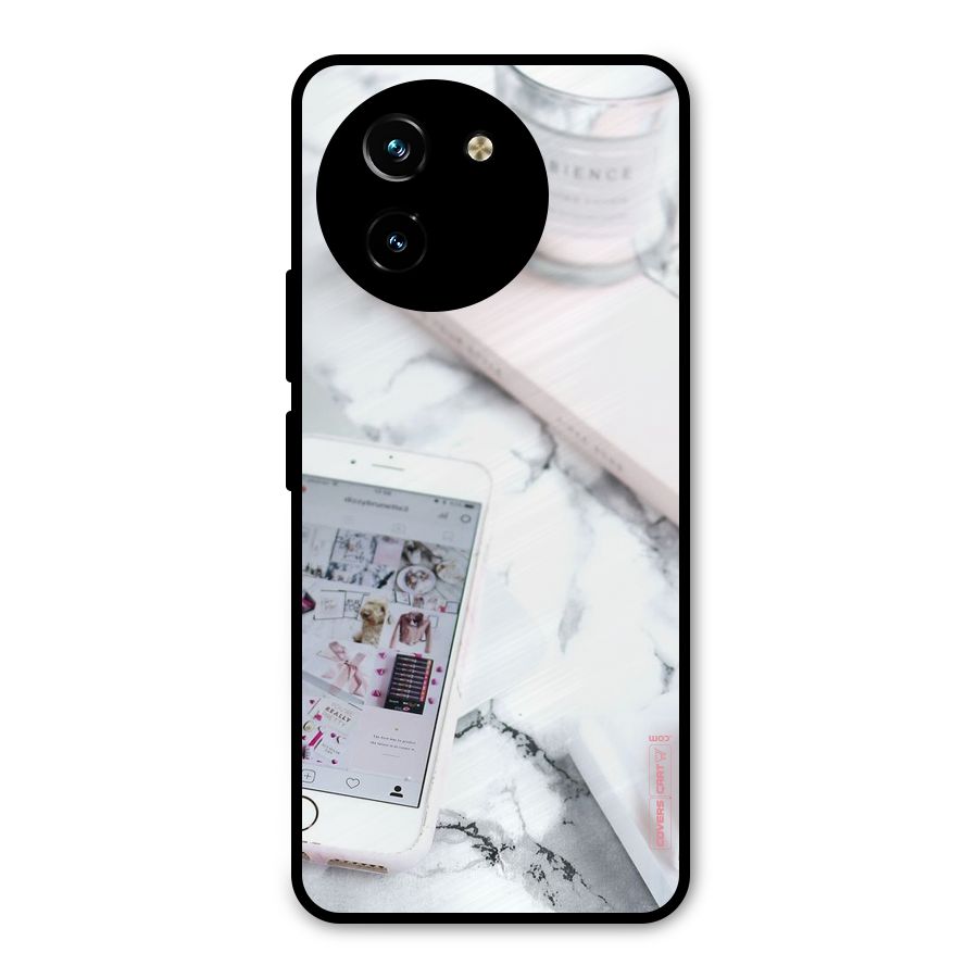 Make Up And Phone Metal Back Case for Vivo T3x