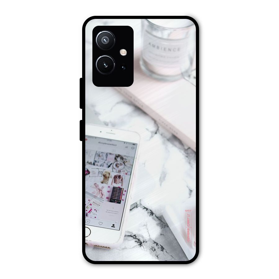 Make Up And Phone Metal Back Case for Vivo Y75 5G